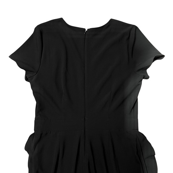 Barn III Jumpsuit Womens 10 Black Ruffle Split Leg‎ - Picture 6 of 12